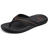REEF Men's Cushion Phantom 2.0 LE Flip Flops | Ultra Soft Flip Flops, Leather Straps, Cushion Footbed, Lightweight, Arch Support, Enhanced Grip