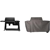 Bundle of Traeger Grills TFB97JLH Woodridge Pro Electric Wood Pellet Grill and Smoker + Traeger Full-Length Grill Cover - Woodridge Pro/Elite