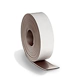 Flexible Strong Magnetic Tape, Thicker and Stronger Adhesive Back Magnet Strip for White Board, Dry Erase, Automotive, Fridge, MILITARY GRADE, 1