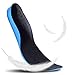 ELEFT Ultra Thin Men's Women's Height Increase Elevator Shoes Insoles, Heel Lifts 2cm up 0.8 inch Taller 1 Pair