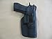 IMI Jericho 941 IWB Leather in Waistband Conceal Carry Holster BLACK
