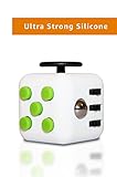 Wedual Fidget Cube [+FREE eBook] Extra Durable Silicone Fidget Dice Toy, Increases Focus - Anti Stress Toy Reliefs Anxiety, ADHD And Boredom -Made for Adults and Children