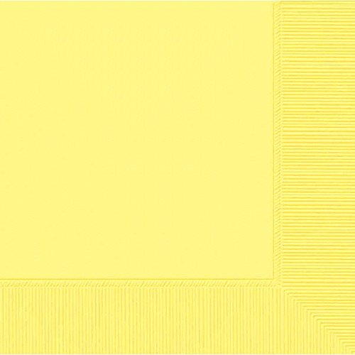 Light Yellow 2-Ply Luncheon Napkins | Pack of 50 | Party Supply