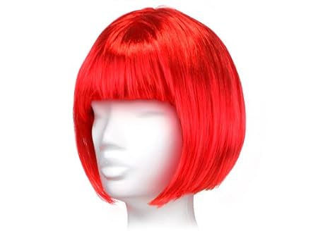 Alsino Short Hair Wig Bob Synthetic Colorful One Size