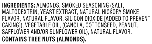 AMAZON BRAND – HAPPY BELLY SMOKED ALMONDS, 16 OUNCE (PACK OF 1)