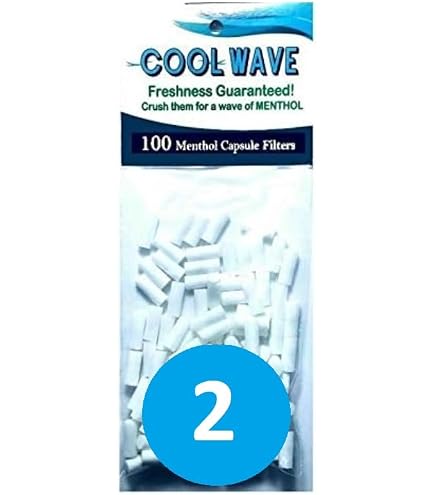cigarette tubes with menthol ball Regular Flavor Click Cigarettes Capsule Filter 500 TENNESIE Menthol Click Ball