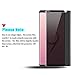 hairbowsales Galaxy Note 9 Privacy Screen Protector, Premium [3D Curved] [Anti-Scratch] [Case Friendly] 9H Hardness Tempered Glass Film Screen Protector for Samsung Galaxy Note 9 [ 2 Pack ]