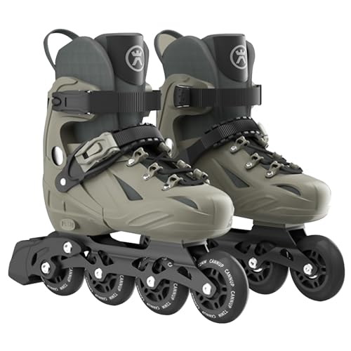 DAYONG Roller Skates for Kids, Adjustable Inline Skating Shoes with 8 Light Up Wheels and Double Adjusting Buckle, Dual Mode Breathable Rollerblades for Beginners, Kids, Adult.