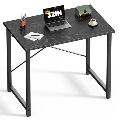 DUMOS 32 Inch Small Computer Desk, Gaming Desks for Home Office Bedroom