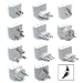 World Travel Adapter Set by Ceptics - 2 in 1 USA to Europe, Asia, Africa, India, Japan, Australia, Brazil, China, Israel and more - 11 Pack - Safe Grounded - Works with Cell phones, Laptops, Chargers