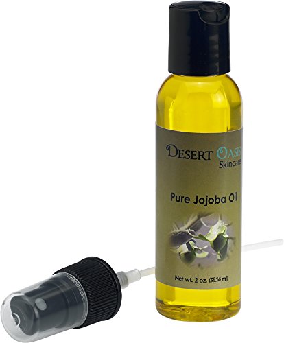 100% Pure Golden Jojoba Oil, 2 fluid oz (59 ml), Cold Pressed, Not deodorized, All natural with spray applicator, Grown and pressed in USA