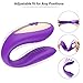 Couples Vibrator with Dual Motors 10 Powerful Vibration Modes for G Spot Clitoral Stimulation, PALOQUETH Wireless Personal Vibrator Clitoris Massager Sex Toy Rechargeable Waterproof