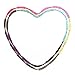 Ribbon Hair Bands No Tangle No Crease Ties - Rainbow Color 30 Pack