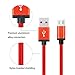 Mribo Micro USB Cable 2.0 Nylon Braided 10ft Extra Long USB Charging Cable for Android, Samsung Galaxy, HTC, Nokia, Huawei, Sony and Other Tablet Smartphone (Red)
