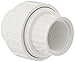 Spears 498 Series PVC Pipe Fitting, Union with EPDM O-Ring, Schedule 40, 1