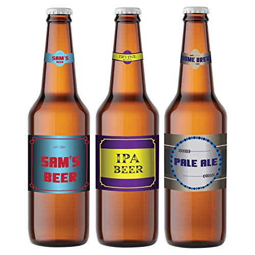 Milcoast Matte Waterproof Tear Resistant Blank White Adhesive DIY Beer