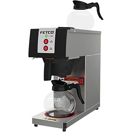 Click Here to See More Images Fetco CBS-2121-PW Pourover Coffee Brewer Maker 2 Warmers 120V, 1600W