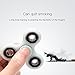 Tri Spinner Hand Fidget Toy ULG Fluorescent Hybrid Ceramic Bearing Desk Focus Finger Gyro Toys Glow in the Dark with Leather Case Bag