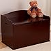 KidKraft Austin Wooden Toy Organizer Storage Chest Box and Sitting Bench, Cherry