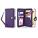 Gear Beast Flip Cover Dual Folio Case fits iPhone 8 Plus / 7 Plus Wallet Case Slim Protective PU Leather Case 7 Slot Card Holder Including ID Holder 2 Inner Pockets Stand Feature Wristlet