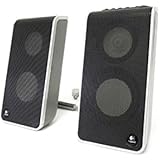 Logitech V20 USB Powered Notebook Speakers (Grey) S-0155A