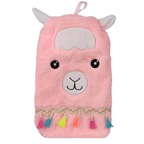 Buy Fluffy Pink Tassled Fleece Llama Design 1 Litre Hot Water Bottle
