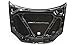 Evan-Fischer EVA17072052655 Hood for Volkswagen Jetta 05-10 Steel 5th Gen. Sedan/Wagon (09) Replaces Partslink# VW1230131