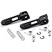 Black Front Foot Rest Pegs Compatible with Suzuki GSXR 600/750 / 1000 / Gladius / SFV650 Black Motorcycle Foot Pegs Footrests Left & Right