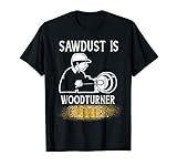 Wood Turner Sawdust Turning on Lathe