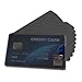 kwmobile 10 Pieces Credit Card Sleeves - Transparent ID Holders