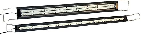 SeaStar Lighting 14" Double Strip Lights (Mixed 10000K 456nm/456nm Actinic Blue Strip), Small