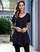 Hotouch Button Up Shirt Women Chiffon Long Sleeve Collared Neck Blouses