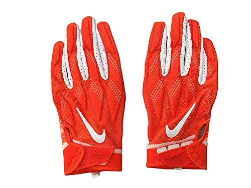 orange nike football gloves