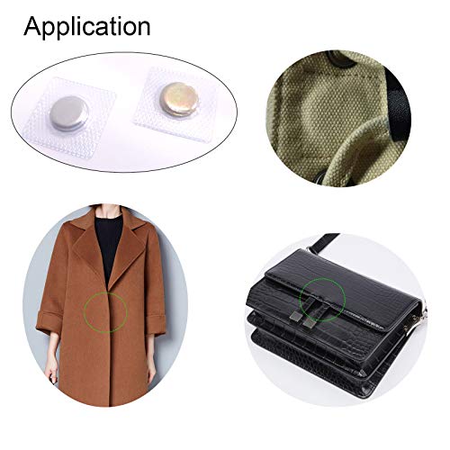10 Pairs Strong Snap for Clothing, Invisible Hidden Sew on Snaps Closures