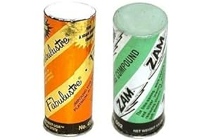 GROBET USA Fabulustre & ZAM Polishing Compound 4oz. Tube Jeweler's Polishing Rouge - 2 Bar