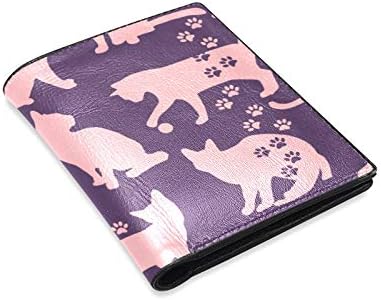 Amazon Ckyhyc 財布 小柄 紫色猫 二つ折り 財布 メンズ レディース 小銭入れ 革 高級 おしゃれ 大容量 手触り良い 薄型 カード4枚収納 紙幣 札 人気 プレゼント 男女兼用 Ckyhyc 財布