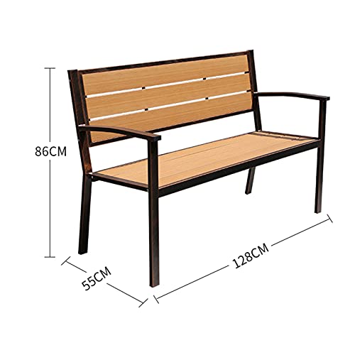 household products Park Stuhl Outdoor Bank, Gusseisen Freizeit Sitzbank Mit Rückenlehne, Gartenbank Mit Wasserdichtem… – Bild 3