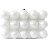 Acrylic Bubble Bag Luxury Marble Clutch Evening Purses for Women Glitter Handbag for Wedding Party Prom