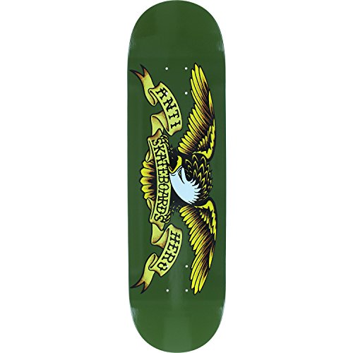 Classic Eagle Green Skateboard Deck - 8.38" X 32.25"