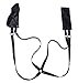 Black Holster Deluxe PU Shoulder Straps Halloween Cosplay Costume Xcoser