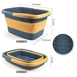 ALYSTER Foot Bath Collapsible Soak Tub with Handle