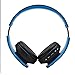 [Updated Version]OldShark Foldable Bluetooth Over-ear Headphone for Kids, On-ear Wireless Headset for Adults Built-in Mic With 3.5mm Audio Cable Blue and Black