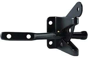 Automatic Self-Locking Single Side Wooden Fence Gate Latch,Self-Locking Gate Latch for Wooden Fence Post Mount, Door Latch to