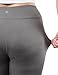 Yogareflex Women's Plus Size Active Yoga Running Sports Capris Legging (XL-4XL) , Gray , XXXX-Large