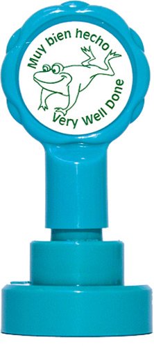 Spanish Self inking teacher reward stamp"Muy bien hecho" X11935