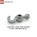 Lego Parts: Hook with Towball (Old Dark Gray)