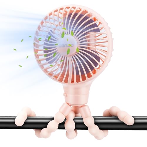 Haomaomao Automatic Oscillating Stroller Fan