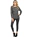 Verdusa Women's Long Sleeve Knitted Casual Pullovers Sweater