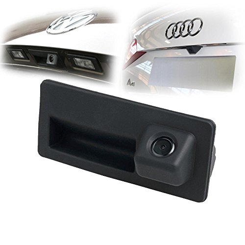 CCD Waterproof Car Trunk Handle Camera Car Reverse Rear View Backup Camera for Audi A4 A5 S7 A6L A4L VW Passat Tiguan Golf Skoda Touran Sharan Magotan Touareg Sagitar