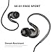 AILIHEN SE-01 Sport Sweatproof Earphones Headphones with Microphone for Running Gym,in Ear Earbuds for iPhone iPod iPad Laptop Mac Tablets (Black)